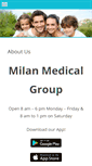 Mobile Screenshot of milanmedicalgroupqc.com
